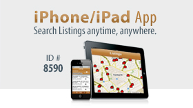 Search listings with our iPhone/iPad App